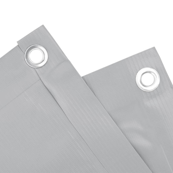 Tela de privacidade para varanda 400x120 cm PVC cinzento M 4