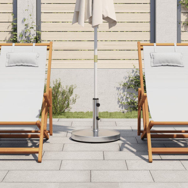 Base de sombrilla redonda para palos de Ø32/38/48 mm 25 kg M 3