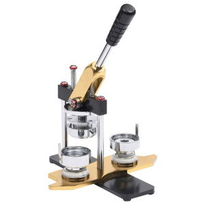 Máquina de fazer crachás + 500 crachás 37mm perfurador rotativo H