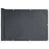 Tela de privacidade para varanda 400x90 cm PVC antracite 2