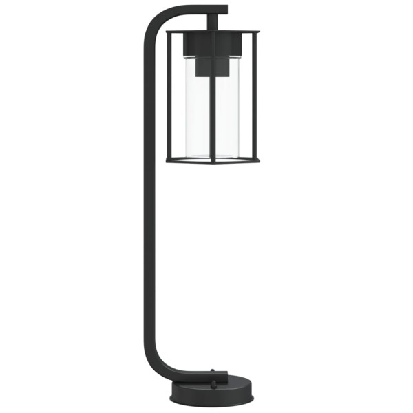 Lámparas de suelo de exterior 3 uds acero inoxidable negro 60cm M 5