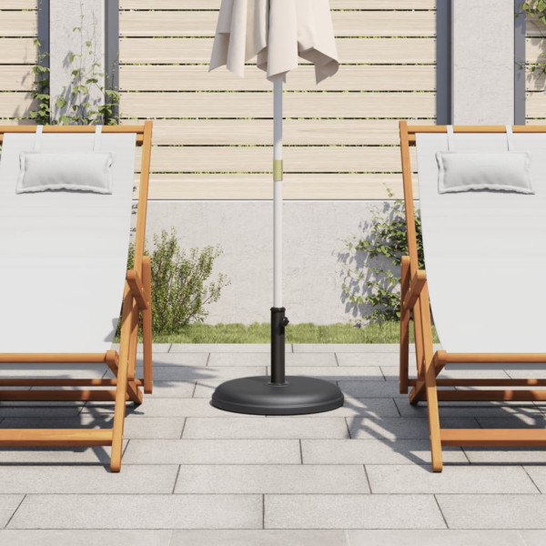 Base de guarda-sol para postes de Ø32/35/38 mm 15 kg redondo M 3