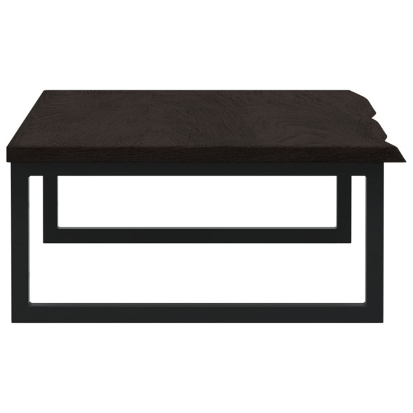 Estante de lavabo de pared de acero y madera maciza de roble M 5