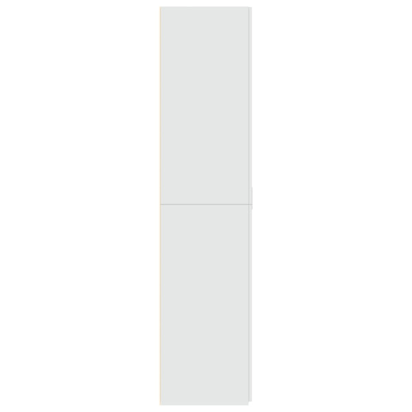 Aparador alto madera de ingeniería blanco 70x42.5x185 cm M 5
