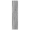 Aparador alto madera de ingeniería gris Sonoma 70x42.5x185 cm 5