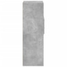 Aparador alto madera de ingeniería gris hormigón 45x42.5x124 cm 5