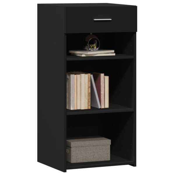 Aparador madera de ingeniería negro 45x42.5x93 cm M 3