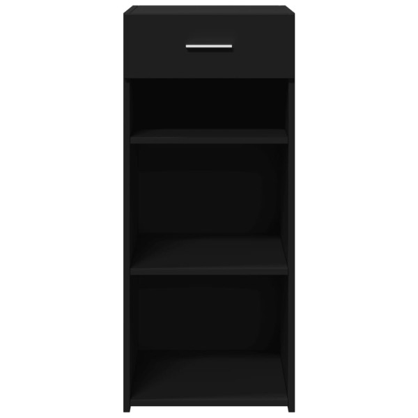 Aparador de madera de ingeniería negro 40x42.5x93 cm M 4