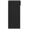 Aparador de madera de ingeniería negro 40x42.5x93 cm 5