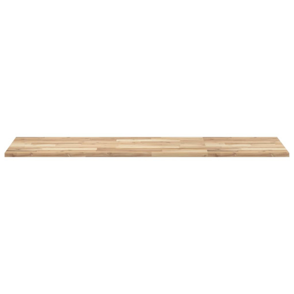 Encimera tocador de baño madera acacia sin tratar 140x50x2 cm M 3