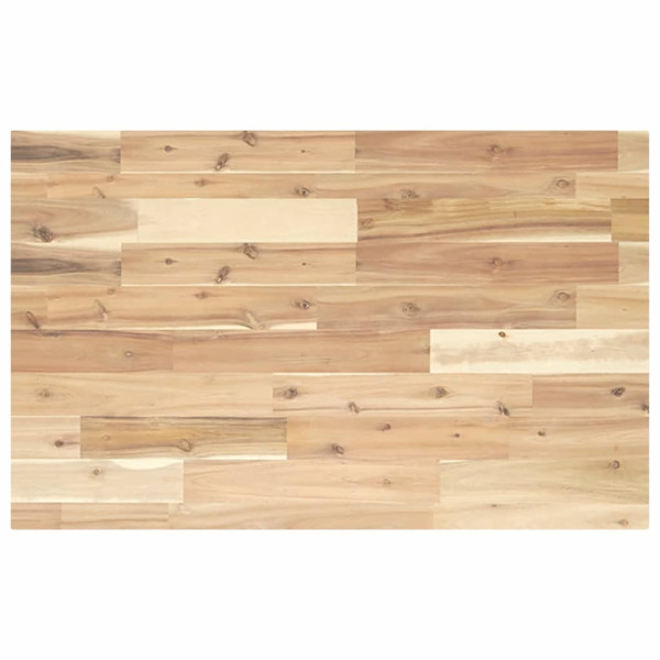 Encimera tocador baño madera maciza acacia sin tratar 80x50x4cm D