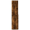 Aparador de madera de ingeniería roble ahumado 80x42.5x185 cm 5