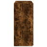 Aparador de madera de ingeniería roble ahumado 80x42.5x93 cm 5