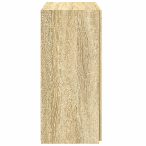 Aparador de madera contrachapada roble Sonoma 80x42.5x93 cm M 5