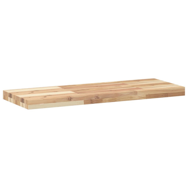 Tablero de mesa rectangular madera maciza acacia 100x30x4 cm M 5