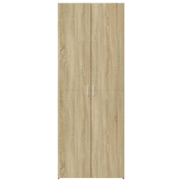 Aparador alto madera de ingeniería roble Sonoma 70x42.5x185 cm M 4