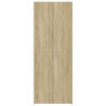 Aparador alto madera de ingeniería roble Sonoma 70x42.5x185 cm 4