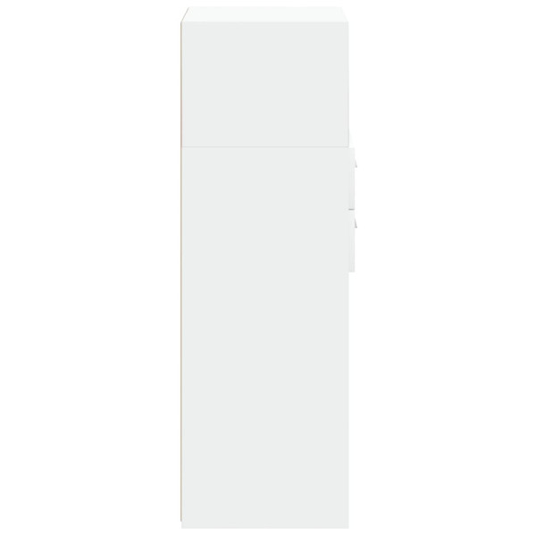 Armário alto 30x42.5x124 cm derivados de madeira branco M 5