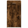Aparador de madera de ingeniería roble ahumado 50x42.5x93 cm 4