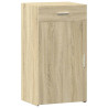 Aparador de madera de ingeniería roble Sonoma 50x42.5x93 cm 2