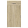 Aparador de madera de ingeniería roble Sonoma 50x42.5x93 cm 4