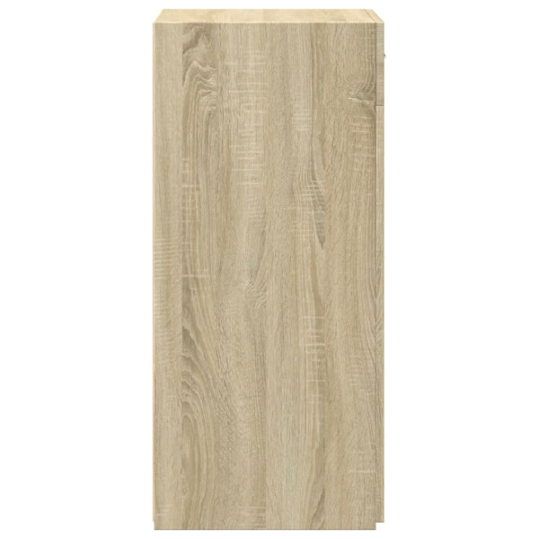 Aparador de madera de ingeniería roble Sonoma 50x42.5x93 cm M 5