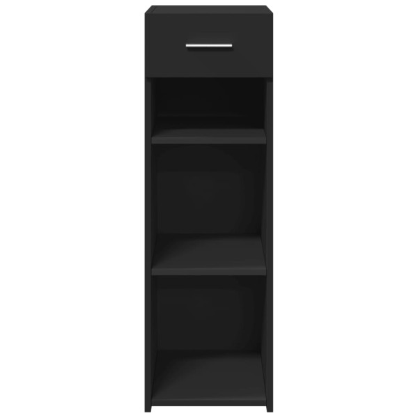 Aparador de madera de ingeniería negro 40x42.5x93 cm M 4