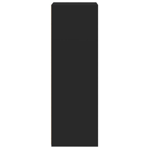 Armário alto 50x41x124 cm derivados de madeira preto M 5