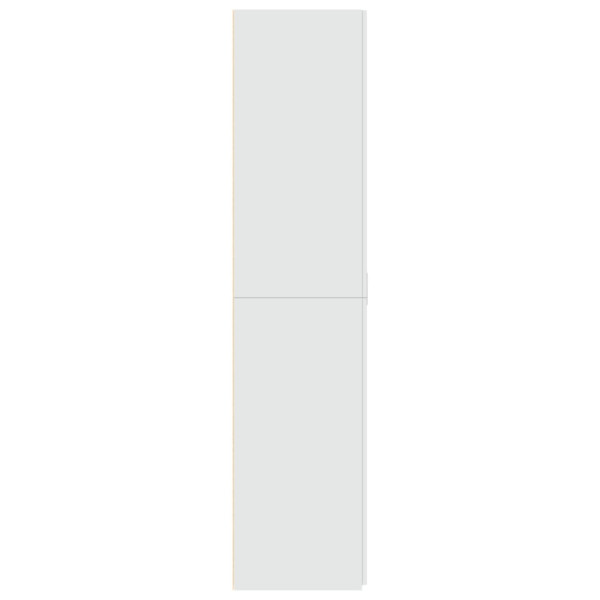 Aparador alto madera de ingeniería blanco 80x42.5x185 cm M 5