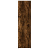 Aparador de madera de ingeniería roble ahumado 50x42.5x185 cm 4