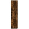 Aparador de madera de ingeniería roble ahumado 50x42.5x185 cm 5