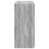 Aparador madera de ingeniería gris Sonoma 80x42.5x93 cm 5
