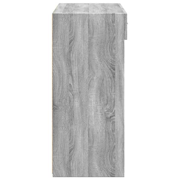 Aparador 80x42.5x93 cm derivados de madeira cinzento sonoma M 5