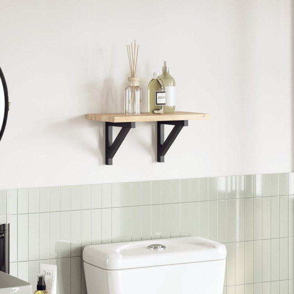 Tablero de mesa rectangular madera maciza acacia 60x20x2 cm D