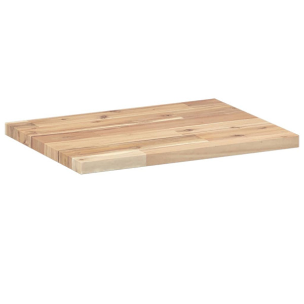 Tablero de mesa rectangular madera maciza acacia 60x30x2 cm M 5