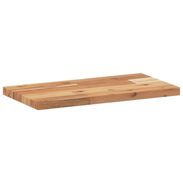 Tablero de mesa rectangular madera maciza acacia 60x20x2 cm M 5