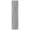 Aparador alto madera de ingeniería gris Sonoma 70x42.5x185 cm 5
