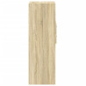 Aparador alto madera de ingeniería roble Sonoma 45x42.5x124 cm 5