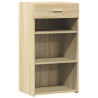 Aparador de madera de ingeniería roble Sonoma 50x42.5x93 cm 2