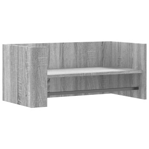 Estante de pared madera ingeniería gris Sonoma 70.5x35x30.5 cm H