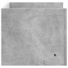 Estante pared madera ingeniería gris hormigón 70.5x35x30.5 cm 5