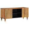 Mueble de TV madera maciza de mango 105x33x46 cm 1