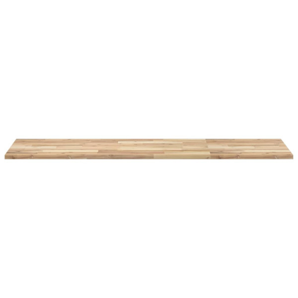 Encimera tocador de baño madera acacia sin tratar 120x50x2 cm M 4