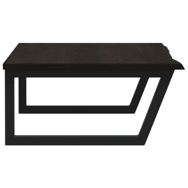 Prateleira de parede p/ lavatório aço/madeira carvalho maciça M 5