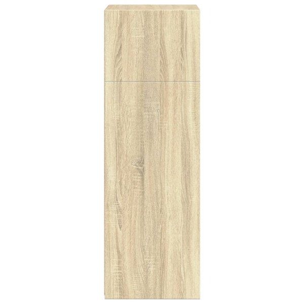 Aparador alto madera de ingeniería roble Sonoma 50x41x124 cm M 5