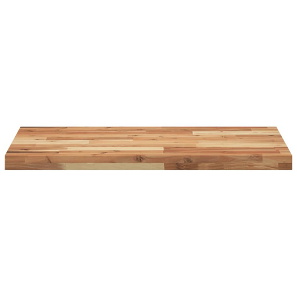 Encimera tocador baño madera acacia acabado aceite 140x50x4 cm M 3