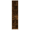Aparador de madera de ingeniería roble ahumado 40x42.5x185 cm 4