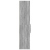 Aparador de madera de ingeniería gris Sonoma 40x42.5x185 cm 5