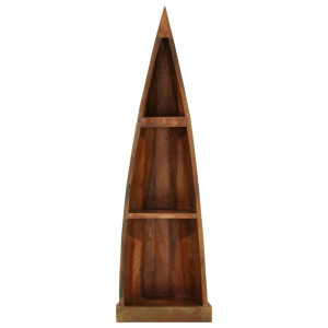 Estantería barca madera maciza reciclada 39x27x127 cm H