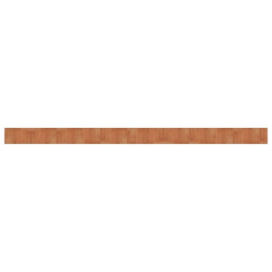 Alfombra rectangular bambú marrón 60x1000 cm H